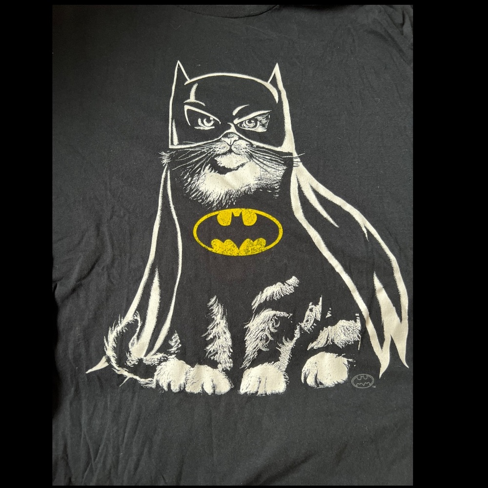 Men’s Black Bat Cat t-shirt